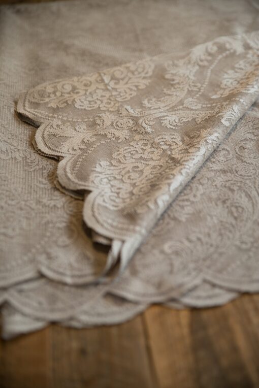 Τραπεζοκαρέ Δαντέλα (140X140) Beige 4826 Mc Linen - Image 2