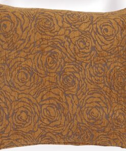 Διακοσμητική Μαξιλαροθήκη (045X045) Mcdecor Flower Πορτοκαλί