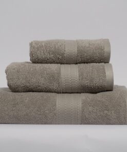Πετσέτα Προσώπου (50X100) Mcdecor Ismini Grey
