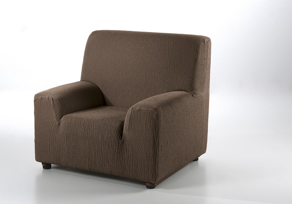 Ελαστικό Κάλυμμα Πολυθρόνας Daniela Καφέ