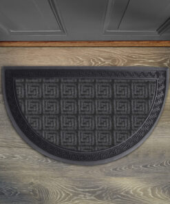 Πατάκι Εισόδου Ημικυκλικό (40X60) Mcdecor Μαίανδρος Γκρί