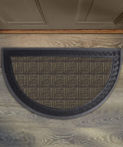 Πατάκι Εισόδου Ημικυκλικό (40X60) Mcdecor Μαίανδρος Μπέζ