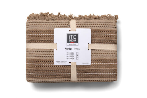 Ριχτάρι Πολυθρόνας (170X180) Mcdecor 33001 CAMEL - Image 3