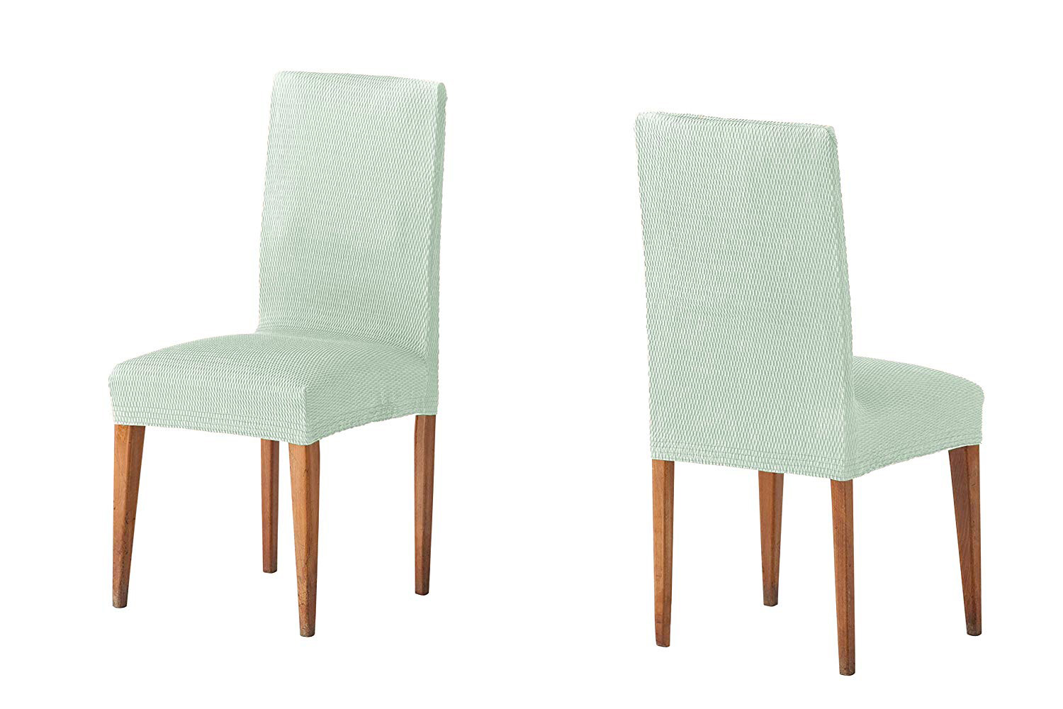 Σετ (2 Τμχ) Ελαστικά Καλύμματα Καρεκλών Με Πλάτη Tunez Μέντα