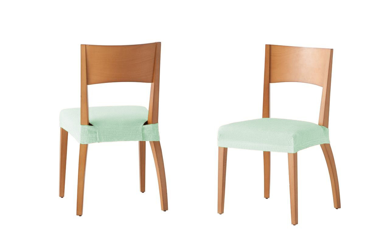 Σετ (2 Τμχ) Ελαστικά Καλύμματα Καπάκια Καρεκλών Tunez Μέντα