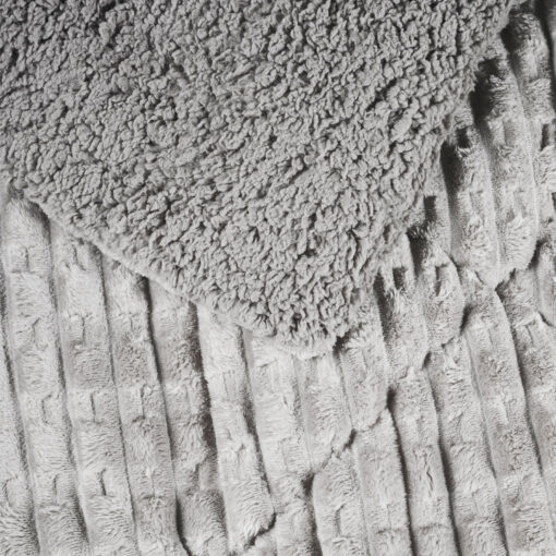 Κουβερτοπάπλωμα Μονό (160X220) Ribb Light Grey - Image 2