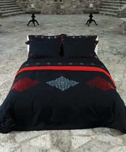 Σετ Σεντόνια Υπέρδιπλα (240X270) Mcdecor Imperia Red