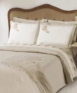 Παπλωματοθήκη Υπέρδιπλη (Σετ) (230X250) Mcdecor Rossa Cream