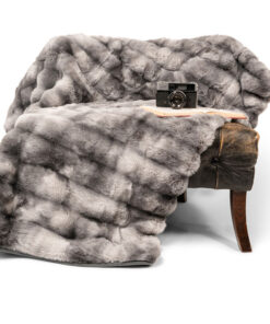 Ριχτάρι Γούνα Τριθέσιου (180X300) Mcdecor Rabbit Grey