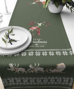 Τραβέρσα Mcdecor Deer Green (040X140)