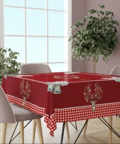 Τραπεζοκαρέ Mcdecor Bill Red (140X140)