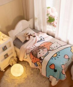 Κουβέρτα Βελουτέ Με Προβατάκι Bebe (110X140) Mcdecor Friends